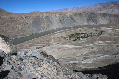 Landscape near nimo at ladakh
