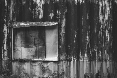 Full frame shot of old building