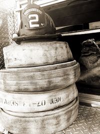 Close-up of old building