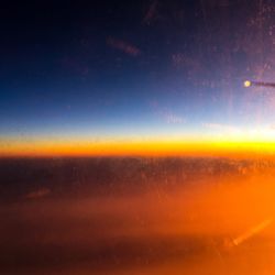 Scenic view of sky at night