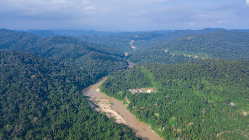 Scenic view of landscape against sky