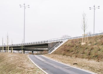 View of road against clear sky