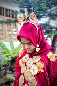 Bugis traditional attire for brides in south sulawesi