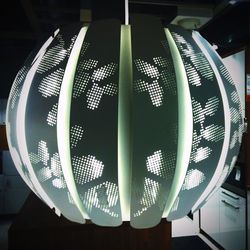 Close-up of illuminated lamp