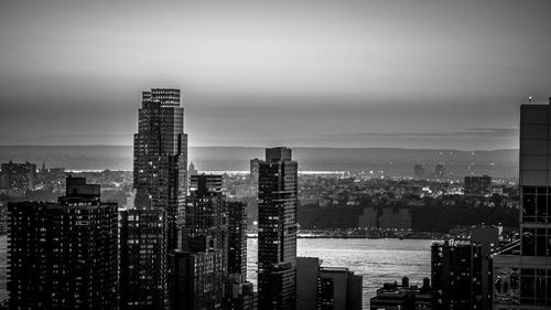 City skyline against sky