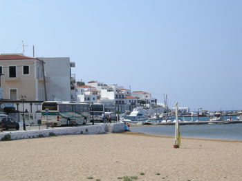 Boats in harbor