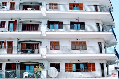 Low angle view of building in city