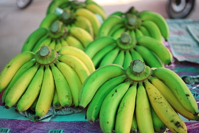 Close-up of fruits for sale at market stall