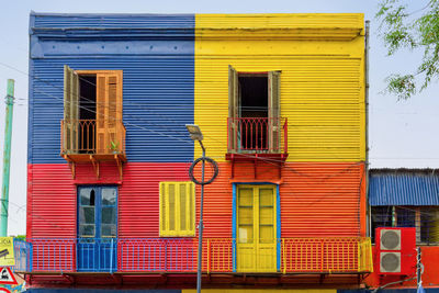 Low angle view of old building