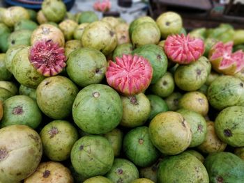 Close-up of fruits for sale in market