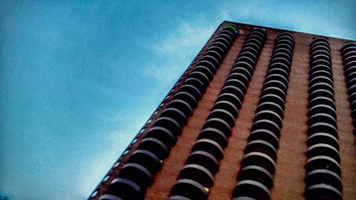 Low angle view of building against sky