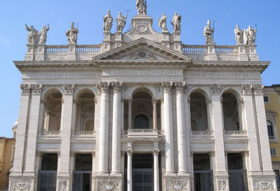 Low angle view of historical building