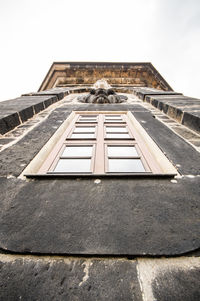 Low angle view of building against sky