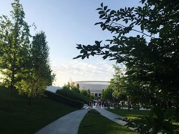 Group of people in park