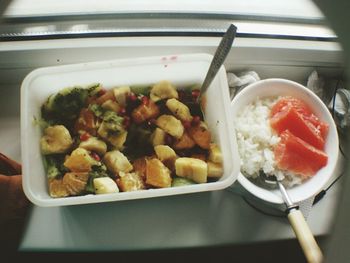 Close-up of food in bowl