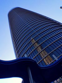 Low angle view of skyscraper