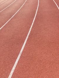 Full frame shot of track and field