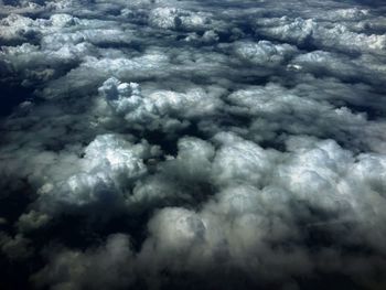 Low angle view of clouds in sky