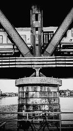 Low angle view of bridge against sky