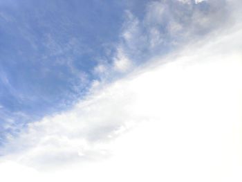 Low angle view of clouds in sky