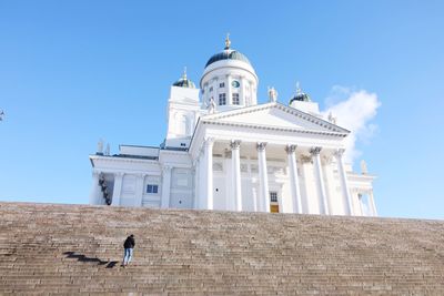 Low angle view of building against sky