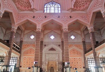 Low angle view of ceiling of church
