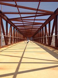 Footbridge over river