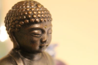 Close-up of buddha statue