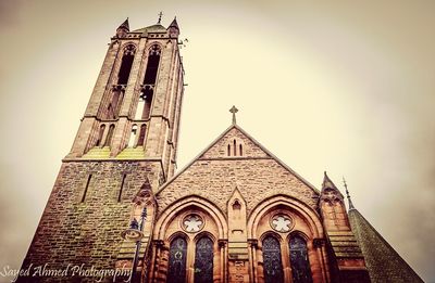 Low angle view of church