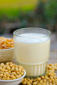 Close-up of drink on table