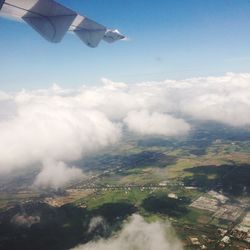 Aerial view of landscape