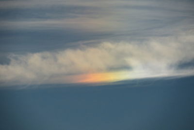 Scenic view of cloudy sky