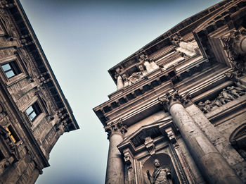 Low angle view of historical building