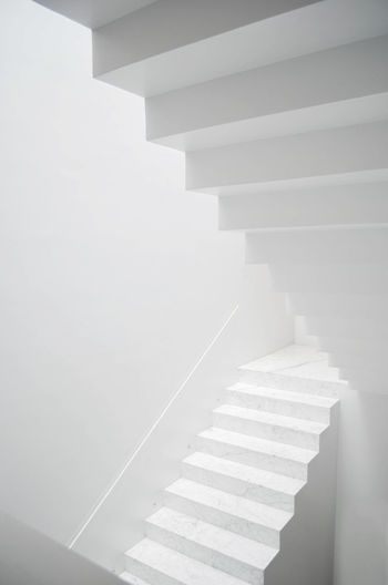 Low angle view of staircase in building