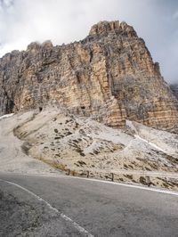 Scenic view of rock formation against sky