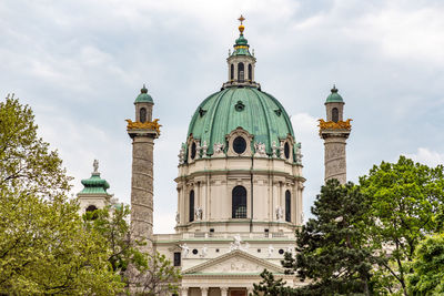 Low angle view of church