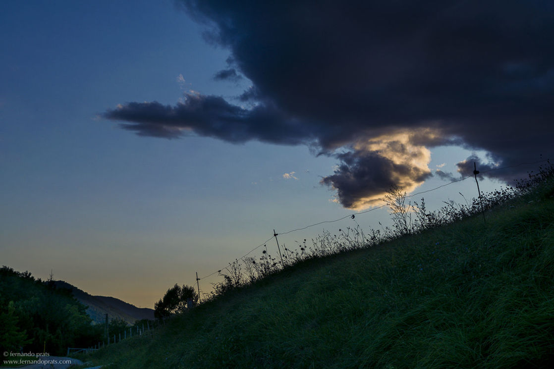 SCENIC VIEW OF LANDSCAPE AGAINST CLOUDY SKY