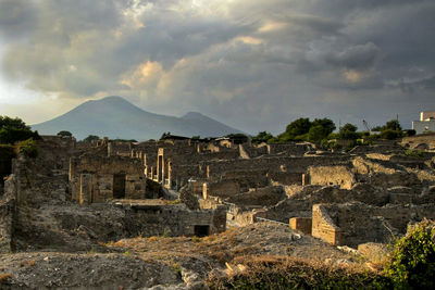 Old ruins against sky