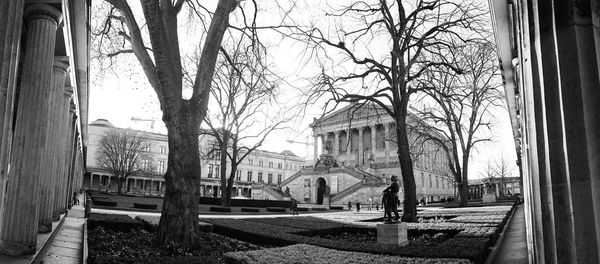 Scenic view of historical building against clear sky