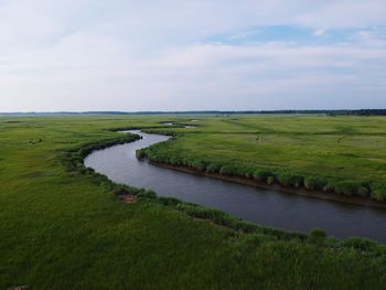 Scenic view of landscape against sky