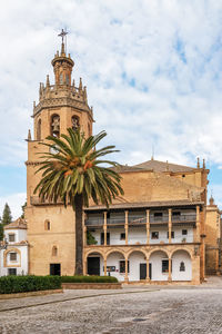 The church of santa maría la mayor of ronda, malaga, andalusia, spain