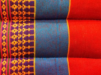 Full frame shot of multi colored pattern on floor