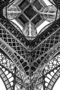 Low angle view of eiffel tower