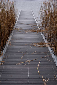 Boardwalk leading towards pier