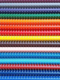 Full frame shot of multi colored pencils