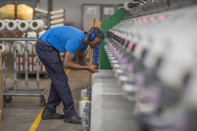 Man working in factory