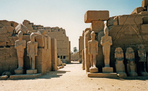 View of old ruins against sky