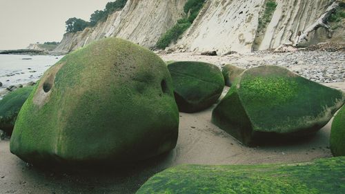 Rocks on beach