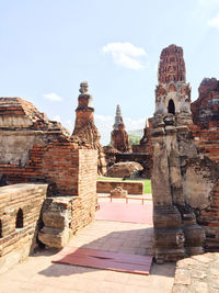 Old temple against sky