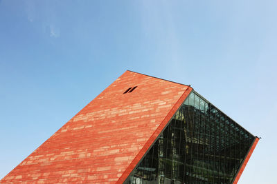 Low angle view of building against sky